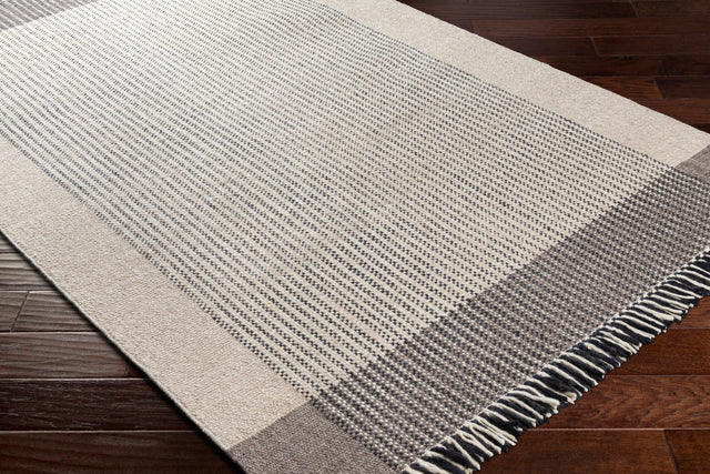 Surya Reliance Rli-2300 Charcoal, Taupe, Black, Beige Rugs.