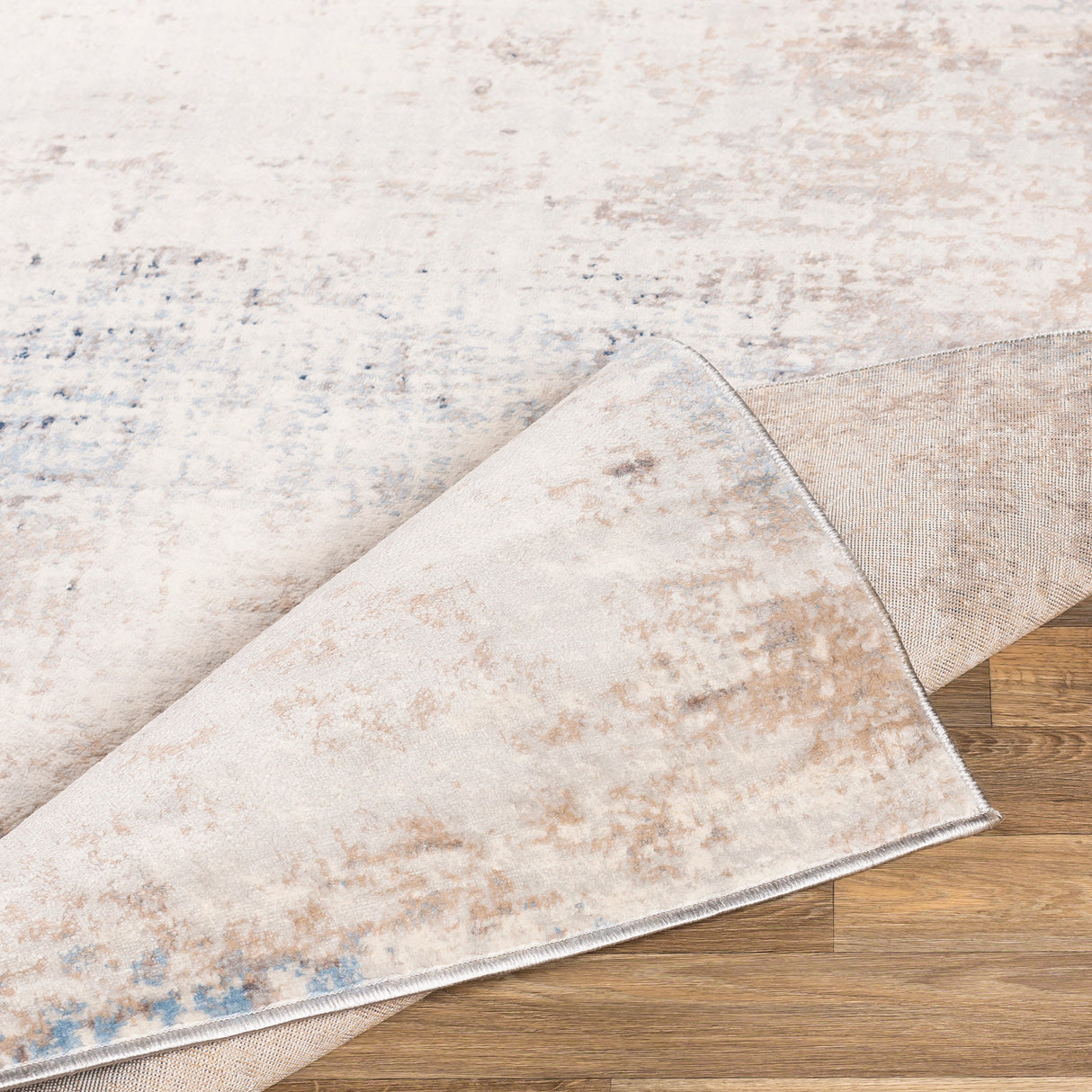 Surya Roma Rom-2315 Light Gray, Ivory, Dark Blue, Medium Gray Rugs.
