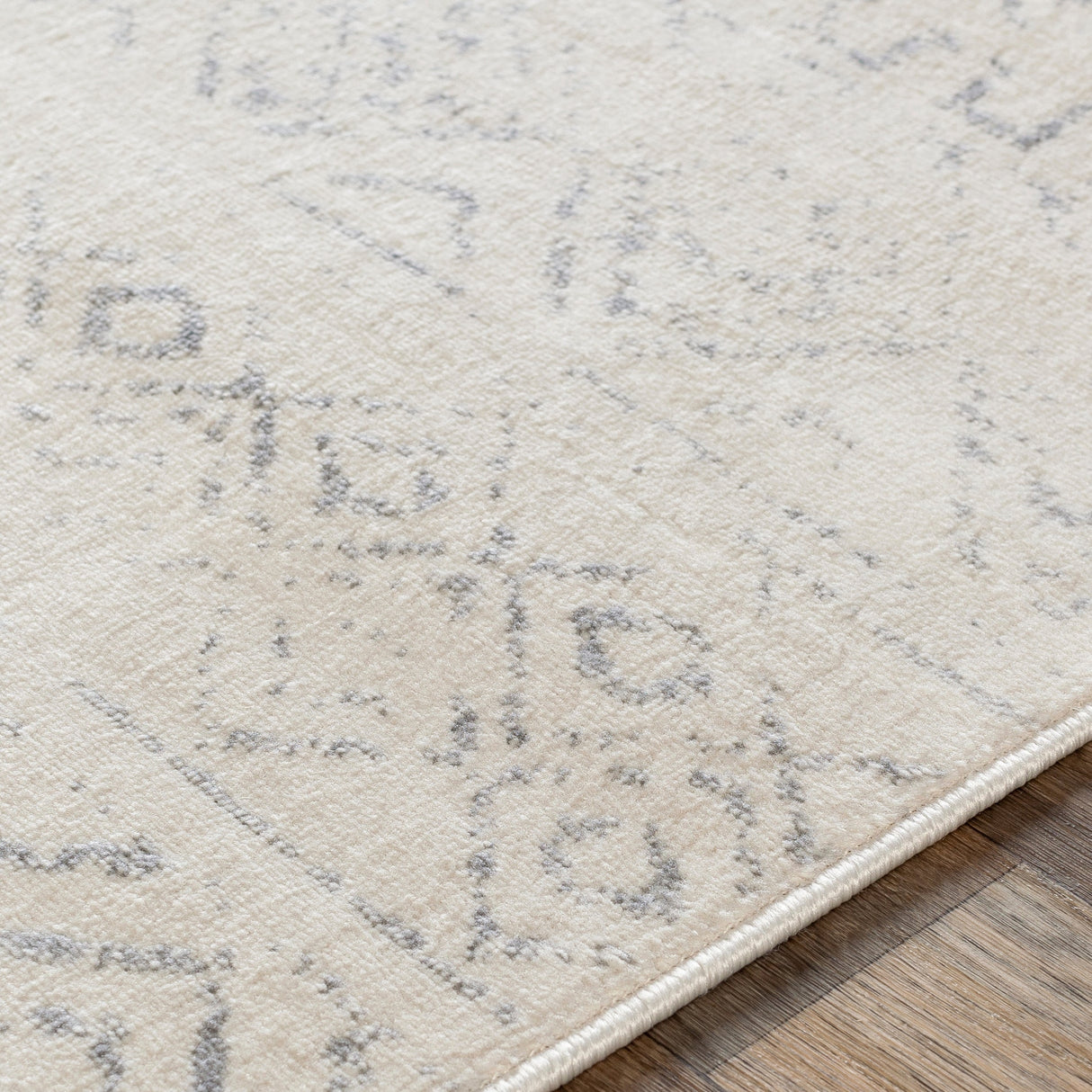 Surya Roma Rom-2341 Medium Gray, Light Gray, White Rugs.