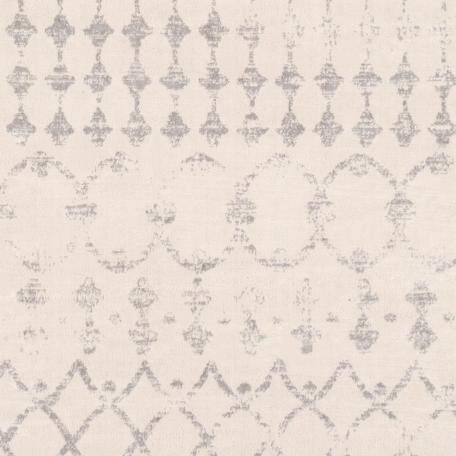 Surya Roma Rom-2343 White, Light Gray, Medium Gray Rugs.