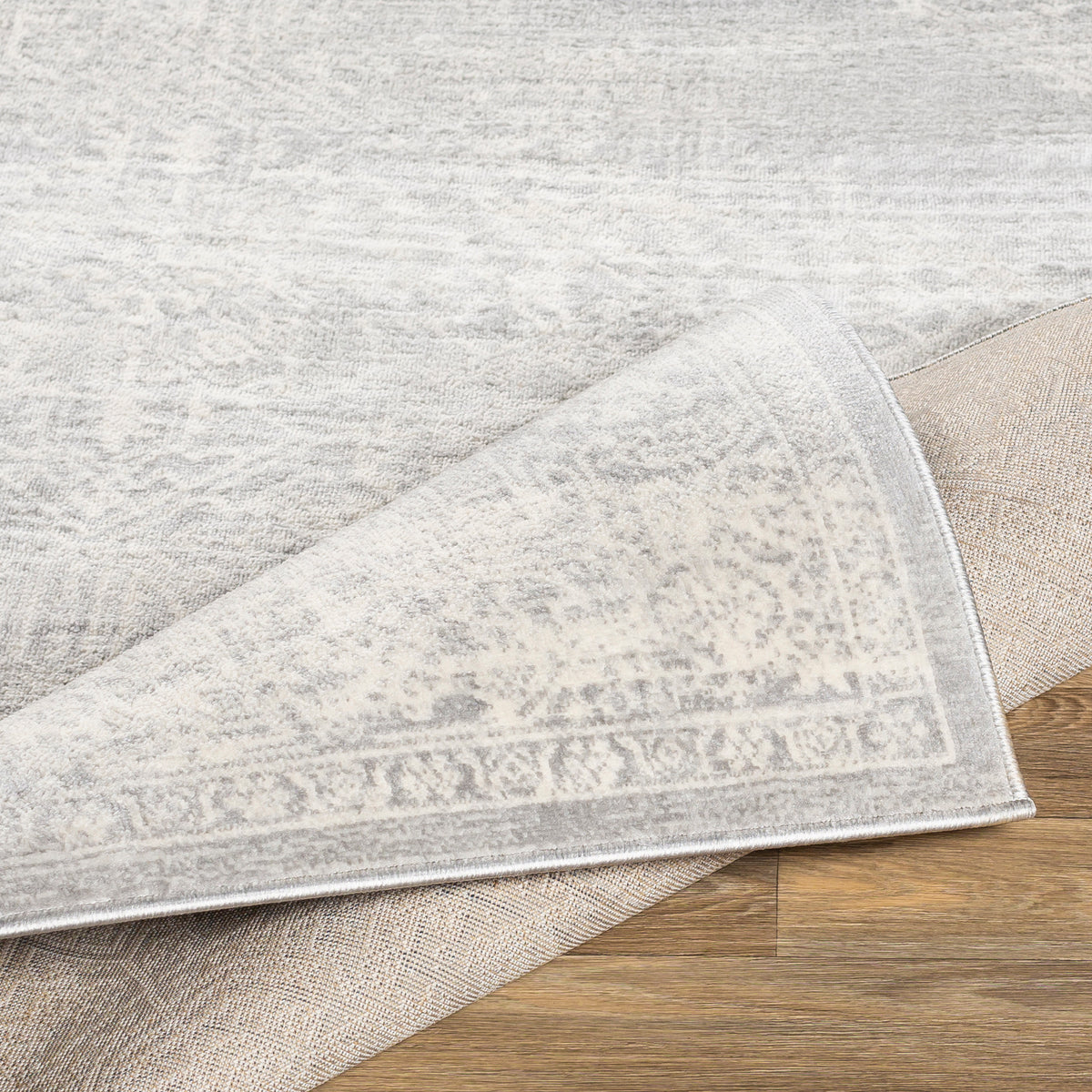 Surya Roma Rom-2348 Light Gray, Medium Gray, White Rugs.
