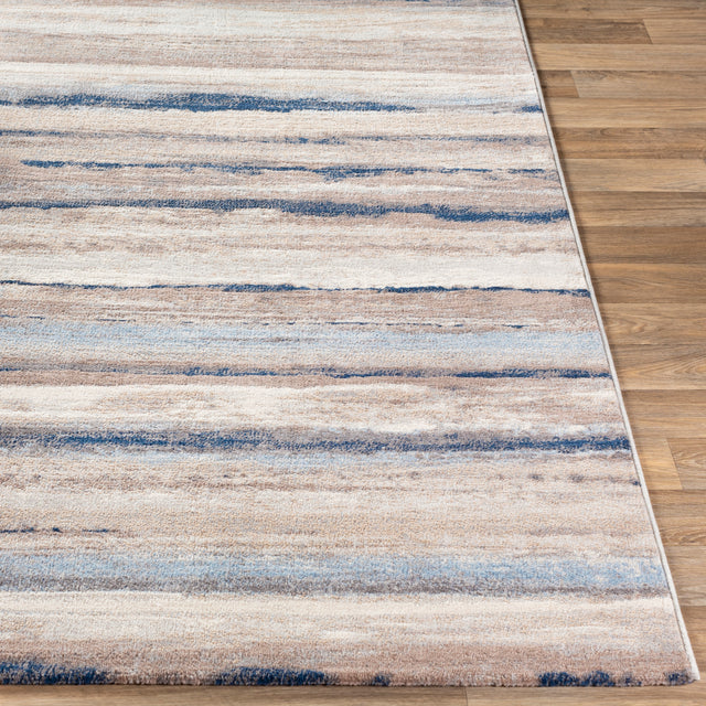 Surya Roma Rom-2349 Dark Blue, Sky Blue, Taupe, White Rugs.