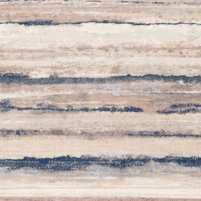 Surya Roma Rom-2349 Dark Blue, Sky Blue, Taupe, White Rugs.