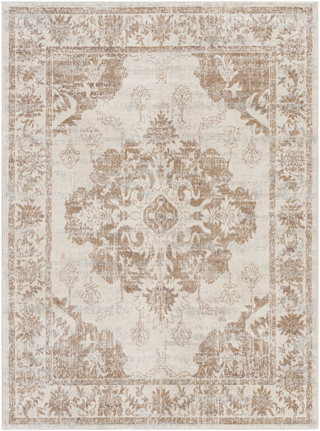 Surya Roma Rom-2363 Camel, Cream, Light Gray Rugs.