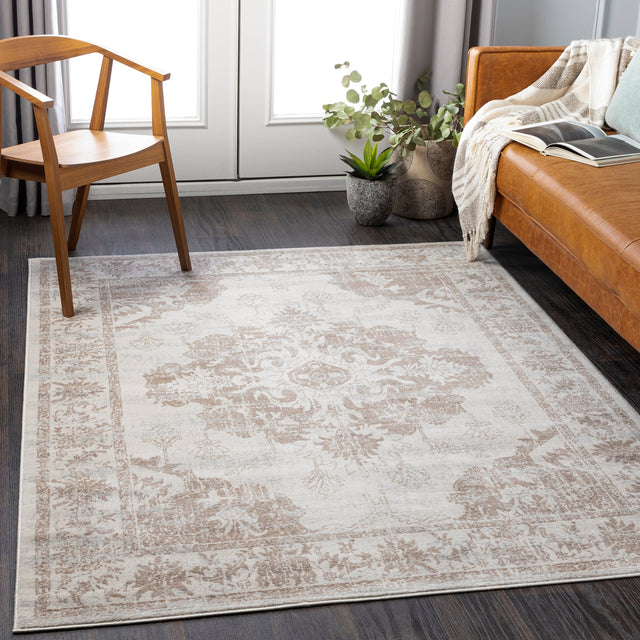 Surya Roma Rom-2363 Camel, Cream, Light Gray Rugs.