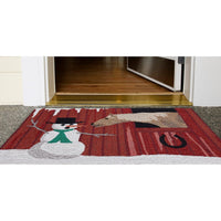 Liora Manne Frontporch Farm To Table 4287/24 Red Novelty Area Rug