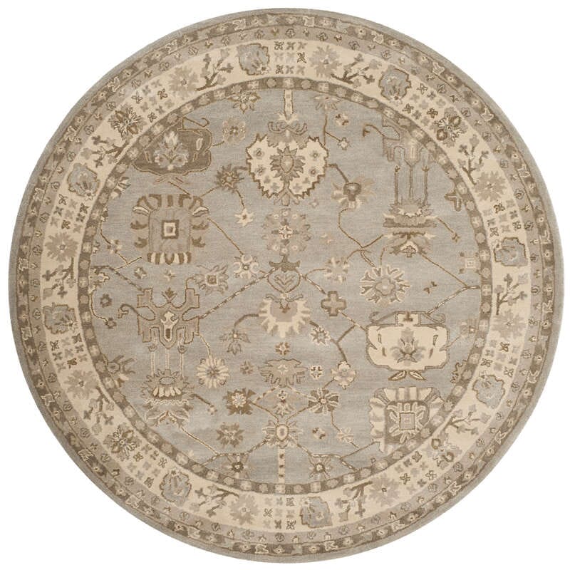 Safavieh Royalty Roy633A Silver / Cream Rugs.