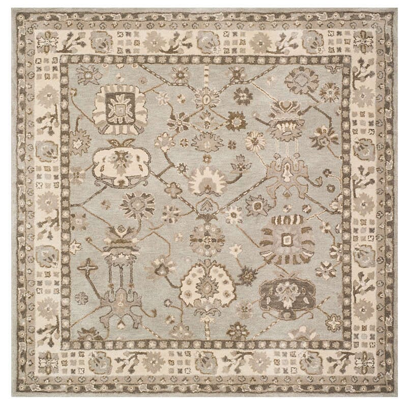 Safavieh Royalty Roy633A Silver / Cream Rugs.