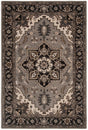 Safavieh Royalty Roy700G Silver / Charcoal Rugs.