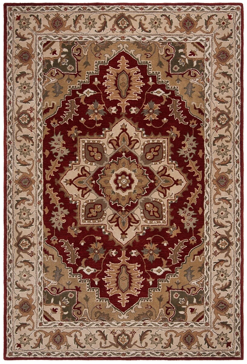Safavieh Royalty Roy700Q Red / Beige Rugs.