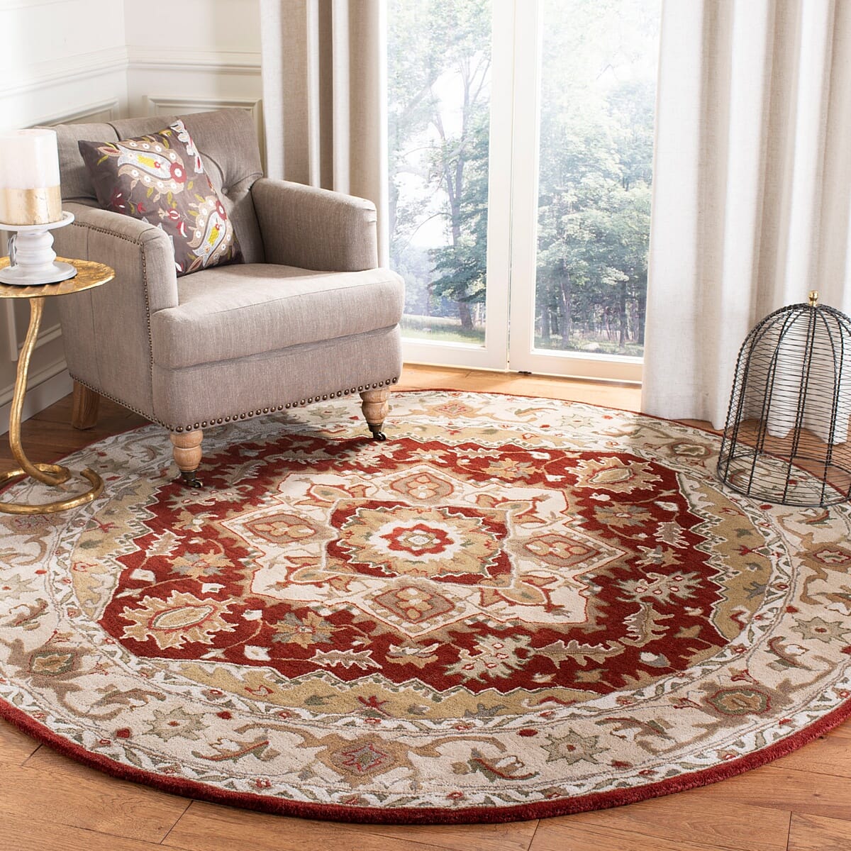 Safavieh Royalty Roy700Q Red / Beige Rugs.