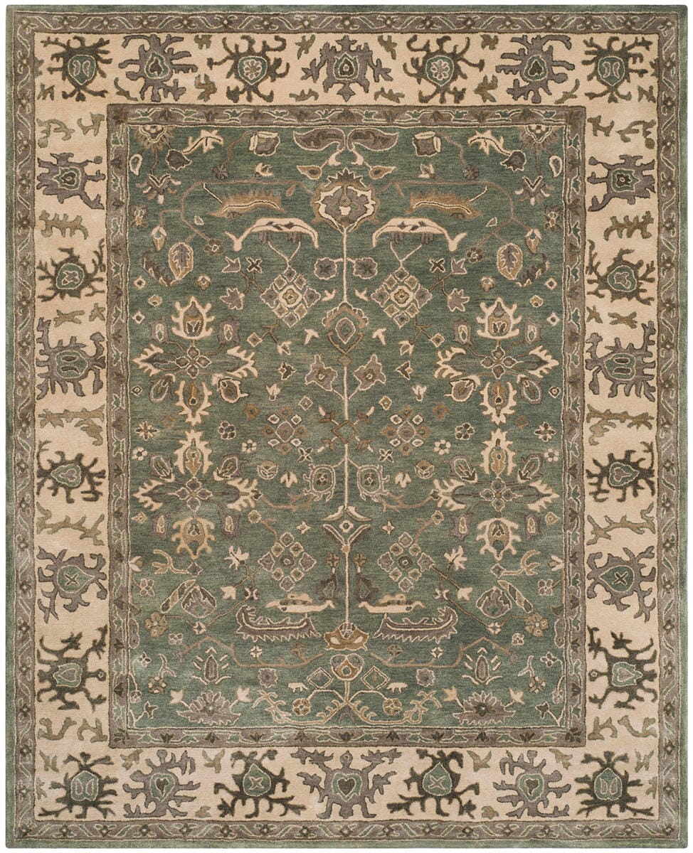 Safavieh Royalty Roy721A Slate / Cream Rugs.