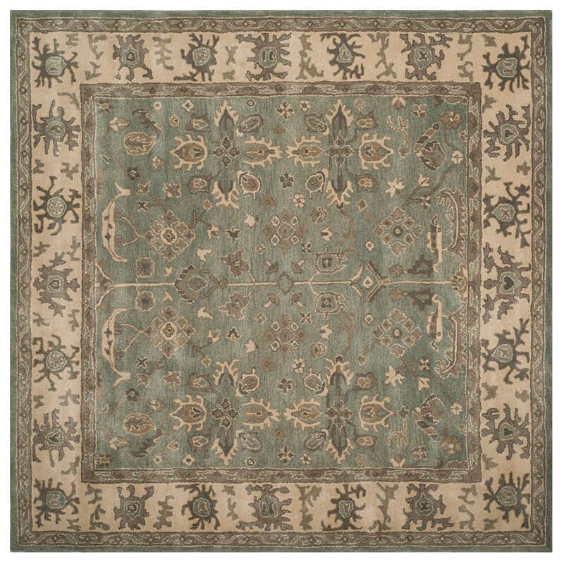Safavieh Royalty Roy721A Slate / Cream Rugs.