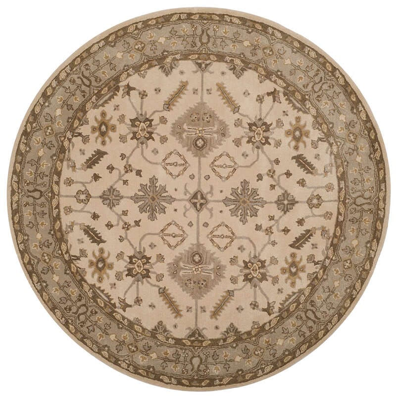 Safavieh Royalty Roy870A Cream / Light Grey Rugs.