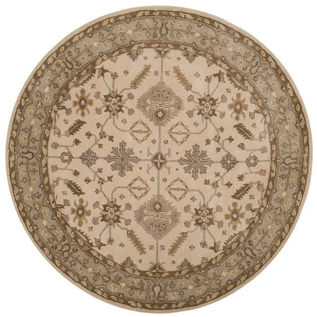 Safavieh Royalty Roy870A Cream / Light Grey Rugs.