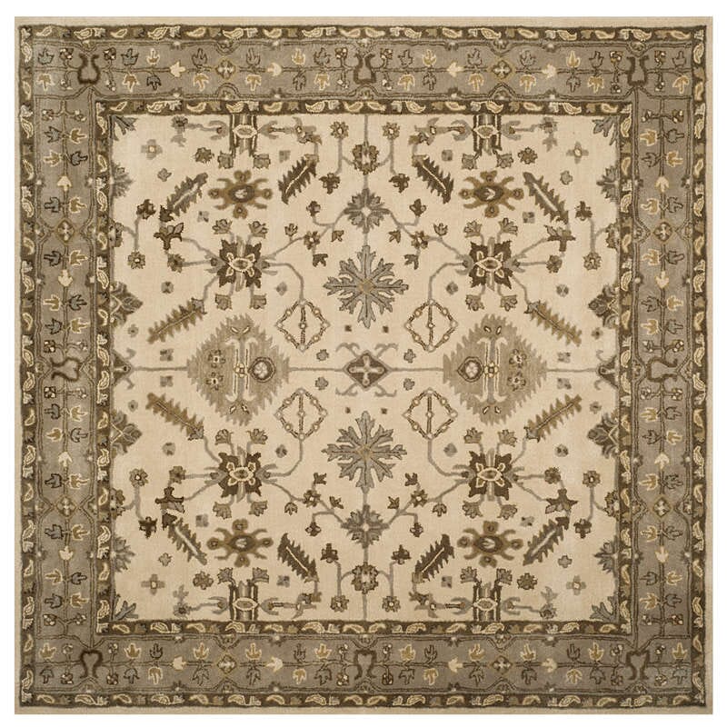 Safavieh Royalty Roy870A Cream / Light Grey Rugs.