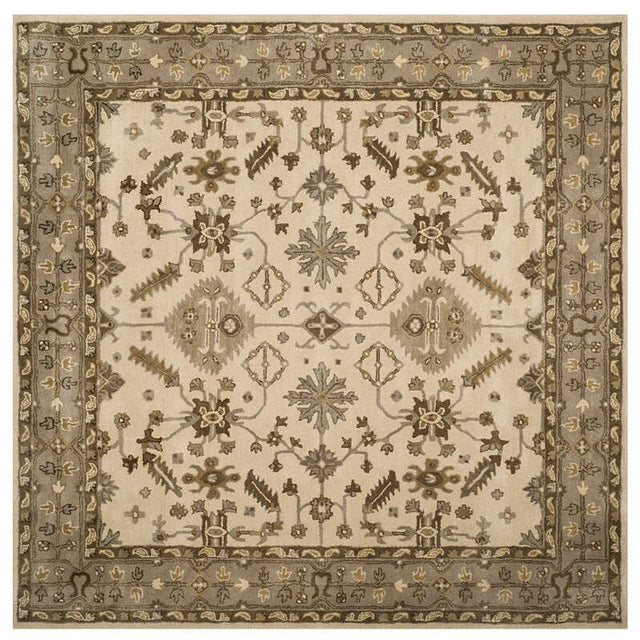 Safavieh Royalty Roy870A Cream / Light Grey Rugs.