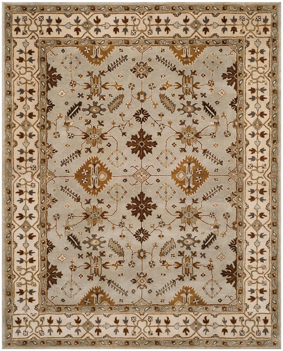 Safavieh Royalty Roy870B Light Grey / Cream Rugs.