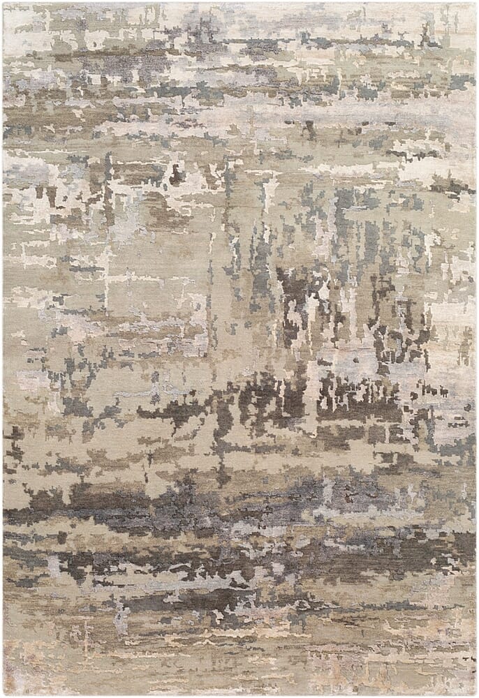 Surya Arte Rte-2303 Light Gray, Camel, Ivory, Khaki Rugs.
