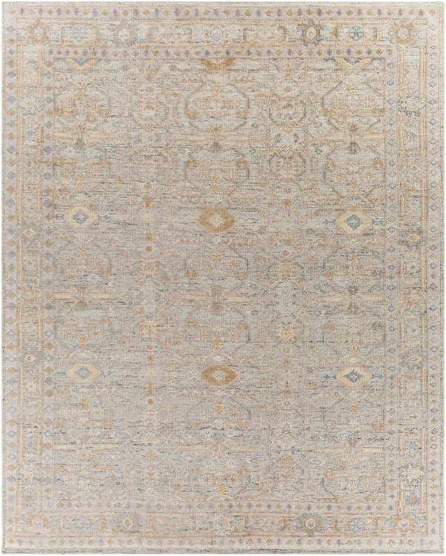 Surya Revere Rve-2308 Medium Gray, Light Gray, Camel, Tan Rugs.