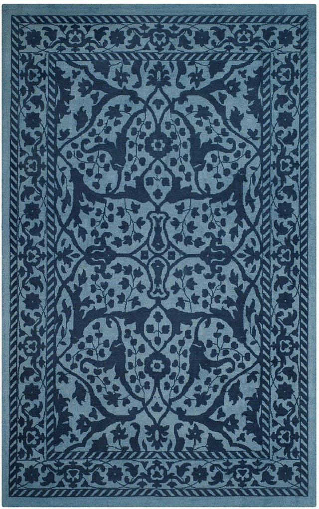 Safavieh Restoration Vintage Rvt102E Blue / Dark Blue Rugs.