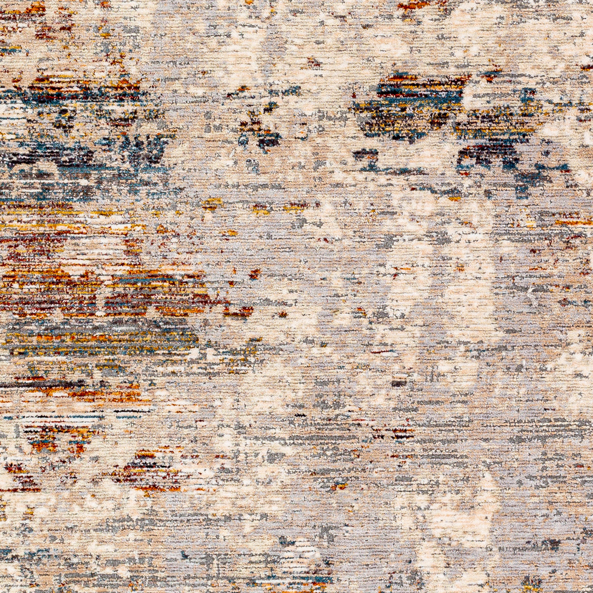 Surya Arya Rya-2304 Light Gray, White Rug.