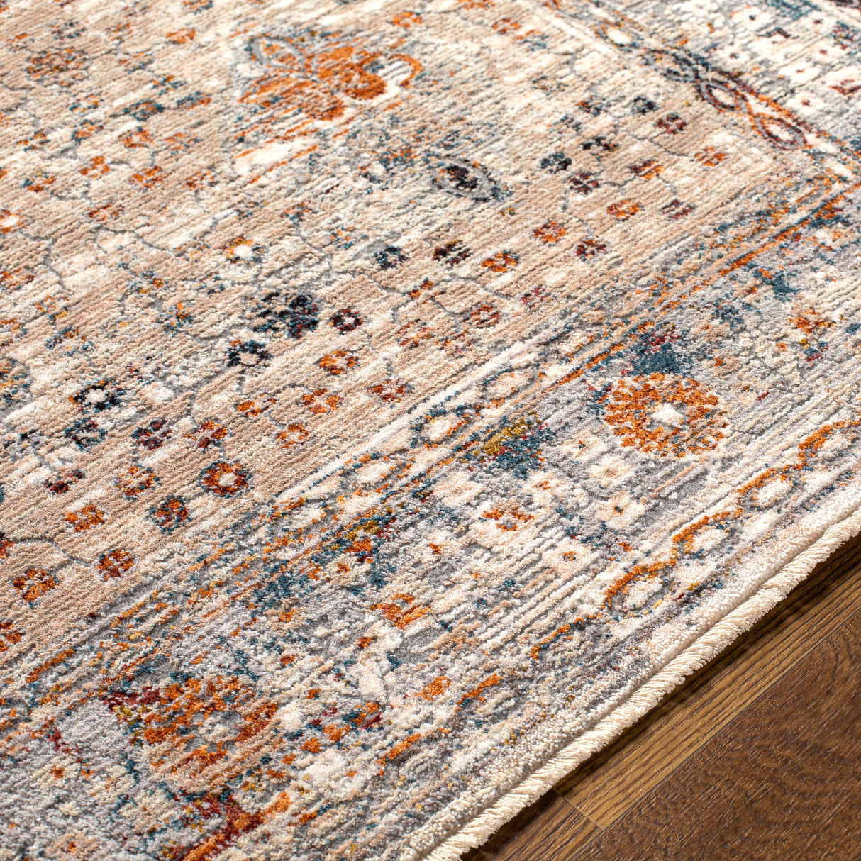 Surya Arya Rya-2305 Medium Gray, Blue Rug.