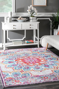 AreaRugs.com Nakra Omth15T Pink Area Rug