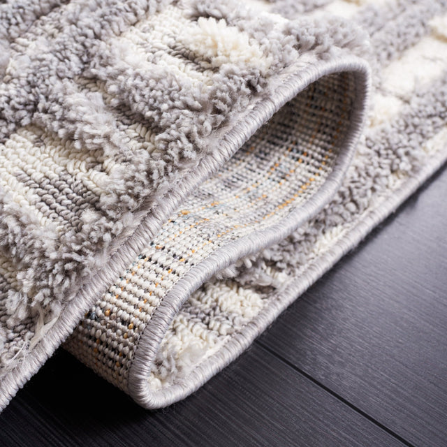 Safavieh Marrakesh Mrk544A Ivory/Dark Grey Rug.