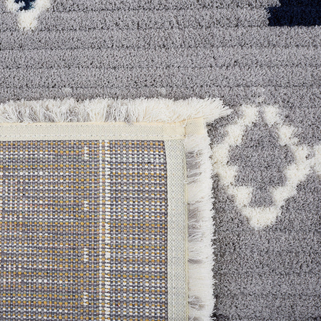 Safavieh Marrakesh Mrk606G Grey/Navy Rug.