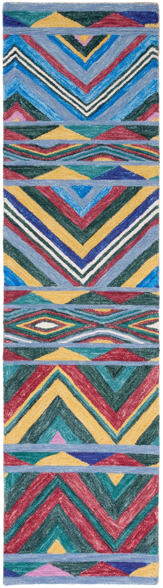 Safavieh Metro Met251Q Red/Blue Rug.