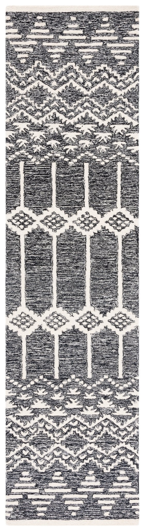Safavieh Metro Met253Z Black/Ivory Rug.