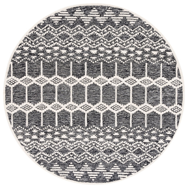 Safavieh Metro Met253Z Black/Ivory Rug.