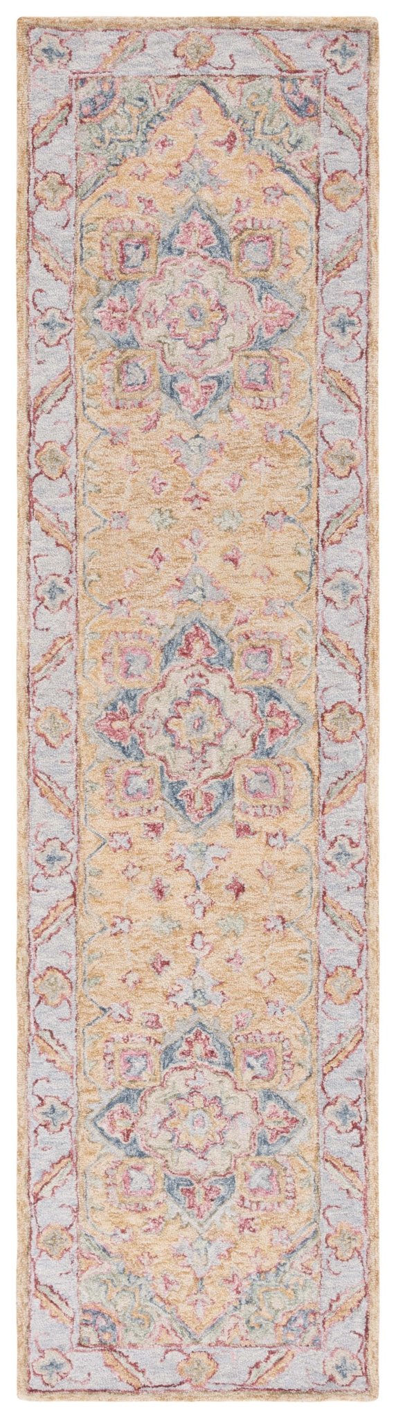 Safavieh Metro Met352C Yellow/Rust Rug.