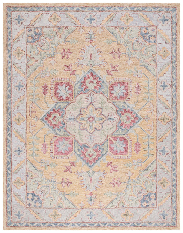 Safavieh Metro Met352C Yellow/Rust Rug.