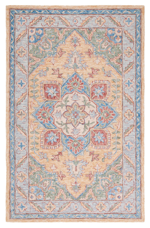 Safavieh Metro Met352C Yellow/Rust Rug.
