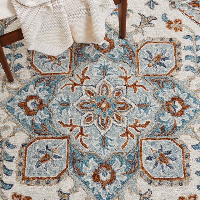Safavieh Metro Met352M Ivory/Blue Rug.