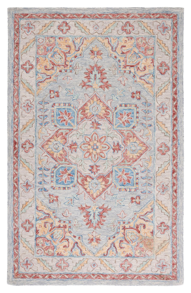 Safavieh Metro Met352P Grey/Rust Rug.