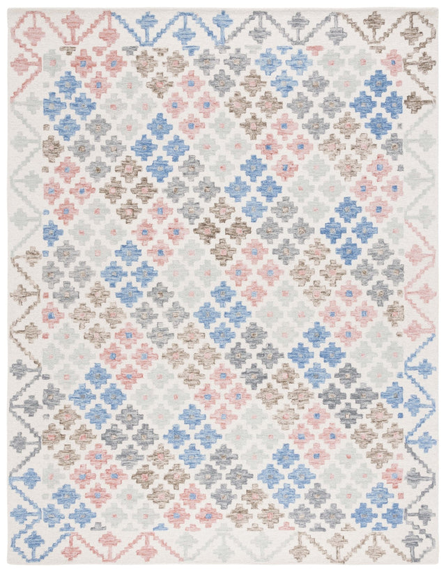 Safavieh Metro Met355M Ivory/Blue Rug.