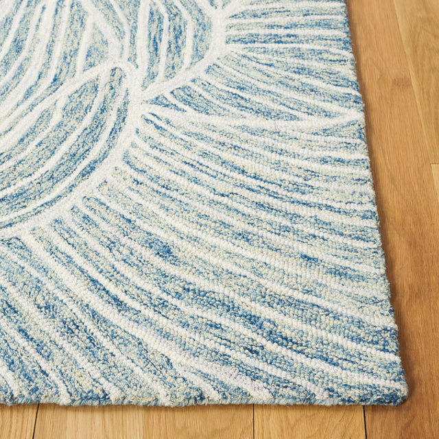 Safavieh Metro Met451M Blue/Ivory Rug.