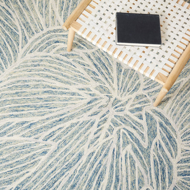 Safavieh Metro Met451M Blue/Ivory Rug.