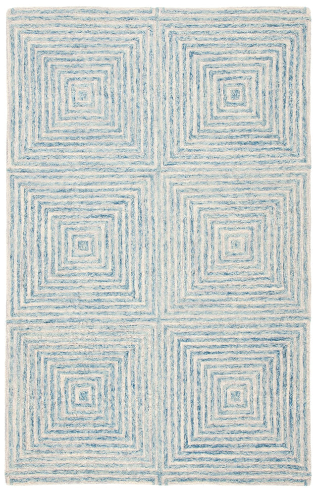 Safavieh Metro Met454L Light Blue/Ivory Rug.