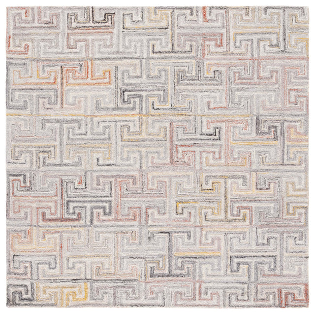 Safavieh Metro Met551F Grey/Rust Rug.
