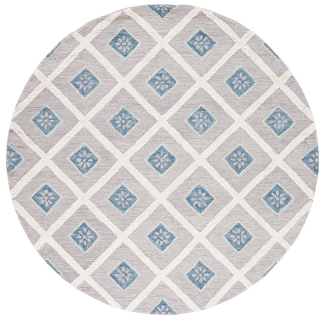 Safavieh Metro Met705L Blue/Ivory Rug.