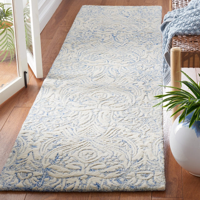 Safavieh Metro Met850M Blue/Ivory Rug.