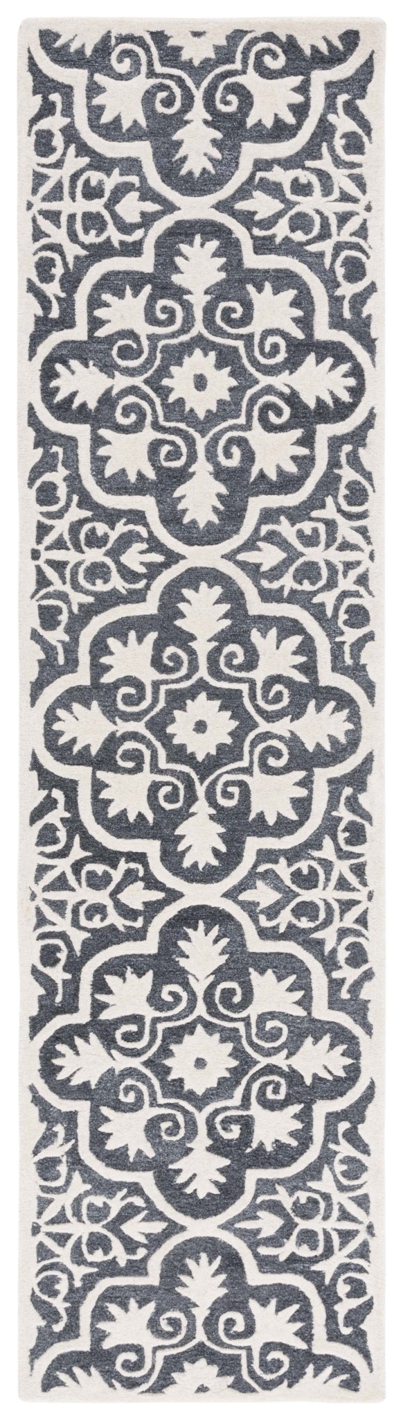Safavieh Metro Met859Z Black/Ivory Rug.