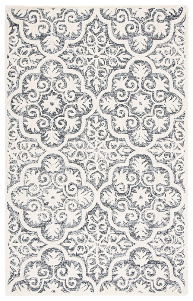 Safavieh Metro Met859Z Black/Ivory Rug.
