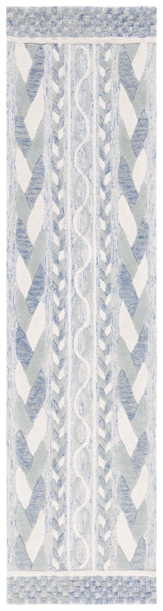 Safavieh Metro Met863M Blue/Ivory Rug.