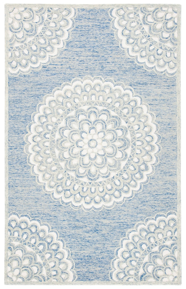 Safavieh Metro Met901M Blue/Ivory Rug.