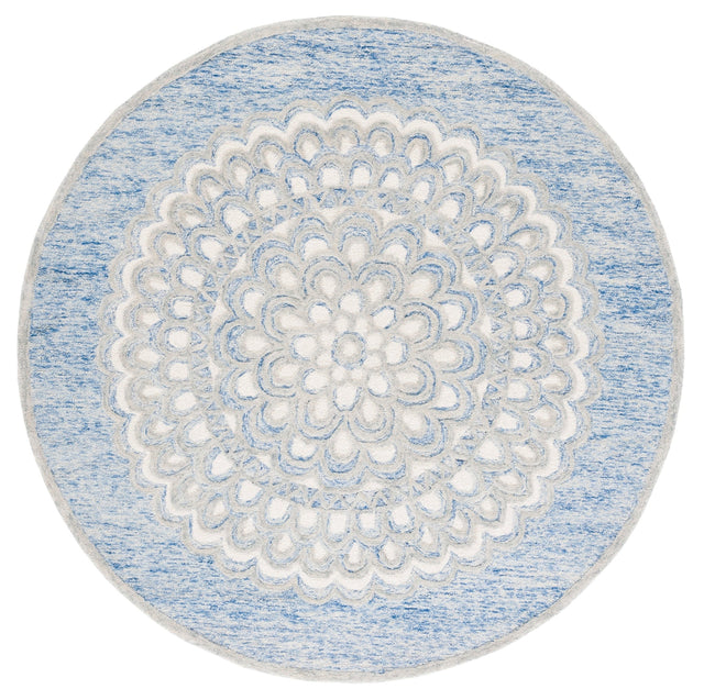 Safavieh Metro Met901M Blue/Ivory Rug.